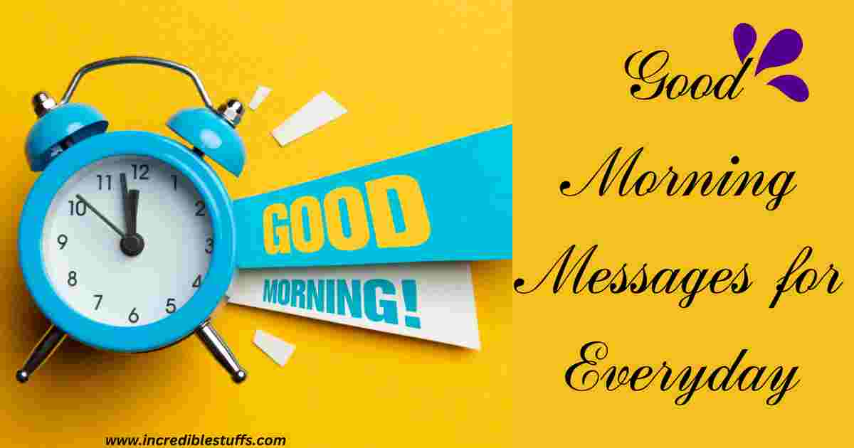 good morning message
